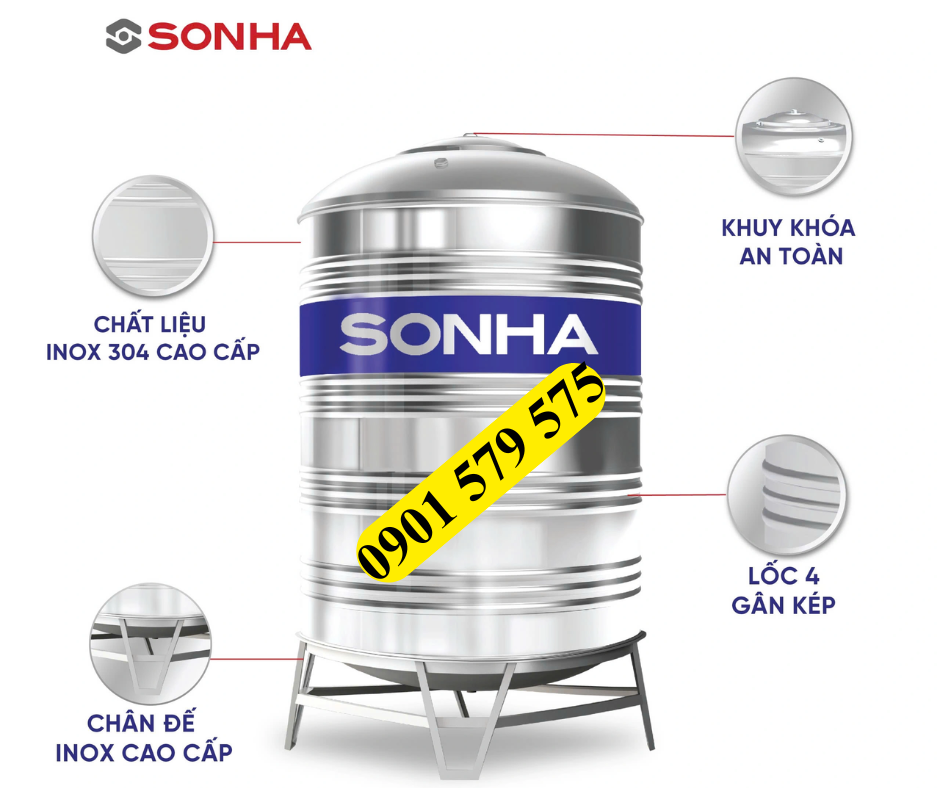 Bồn Nước INOX Sơn Hà