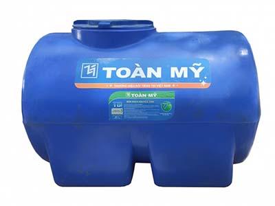 Bồn nước nhựa 700l ngang Toàn Mỹ Bồn nước nhựa 700l ngang Toàn Mỹ