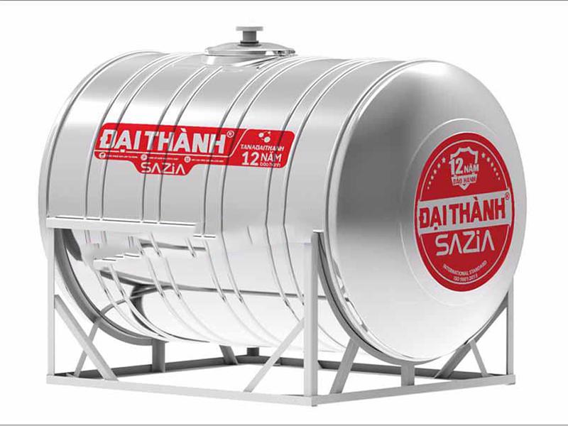 Bồn nước inox Sazia Đại Thành 500L Ngang Bồn nước inox Sazia Đại Thành 500L Ngang