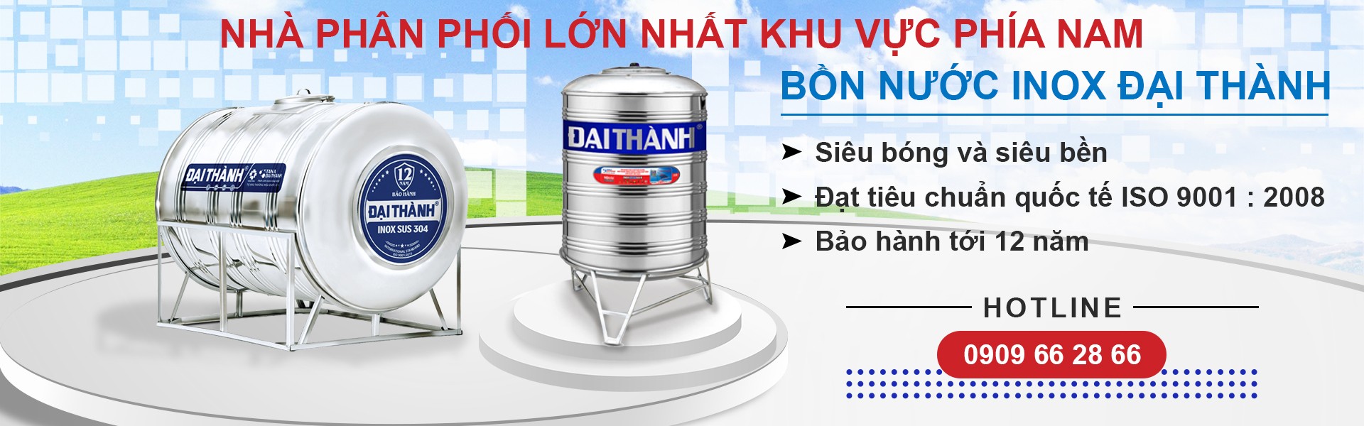 Công ty Gia Phát phân phối nhiều loại bồn nhựa của thương hiệu Đại Thành. Công ty Gia Phát phân phối nhiều loại bồn nhựa của thương hiệu Đại Thành.