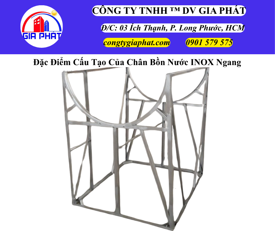 Đặc Điểm Của Chân Bồn Nước INOX Ngang