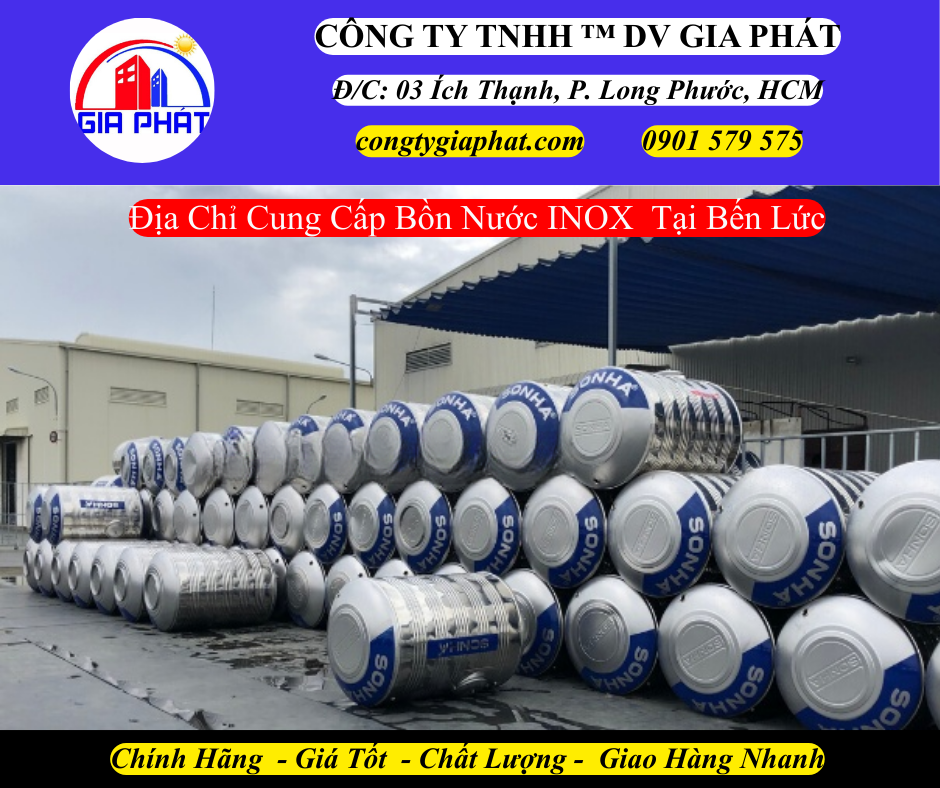 Địa Chỉ Cung Cấp Bồn Nước INOX Chất Lượng Tại Bến Lức