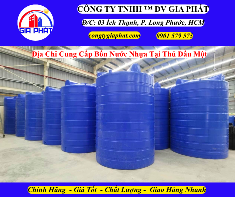Địa Chỉ Cung Cấp Bồn Nước Nhựa Tại Thủ Dầu Một