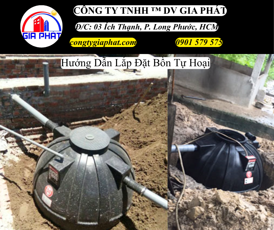 Hướng Dẫn Lắp Đặt Bồn Tự Hoại Đúng Cách