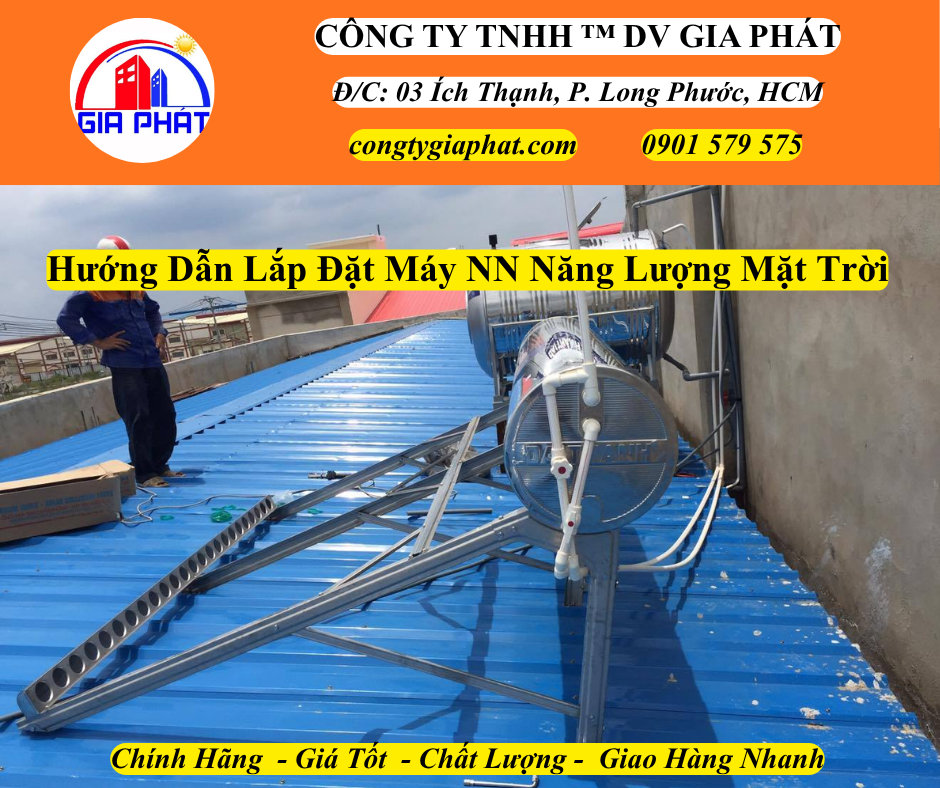 Hướng Dẫn Lắp Đặt Máy NN Năng Lượng Mặt Trời