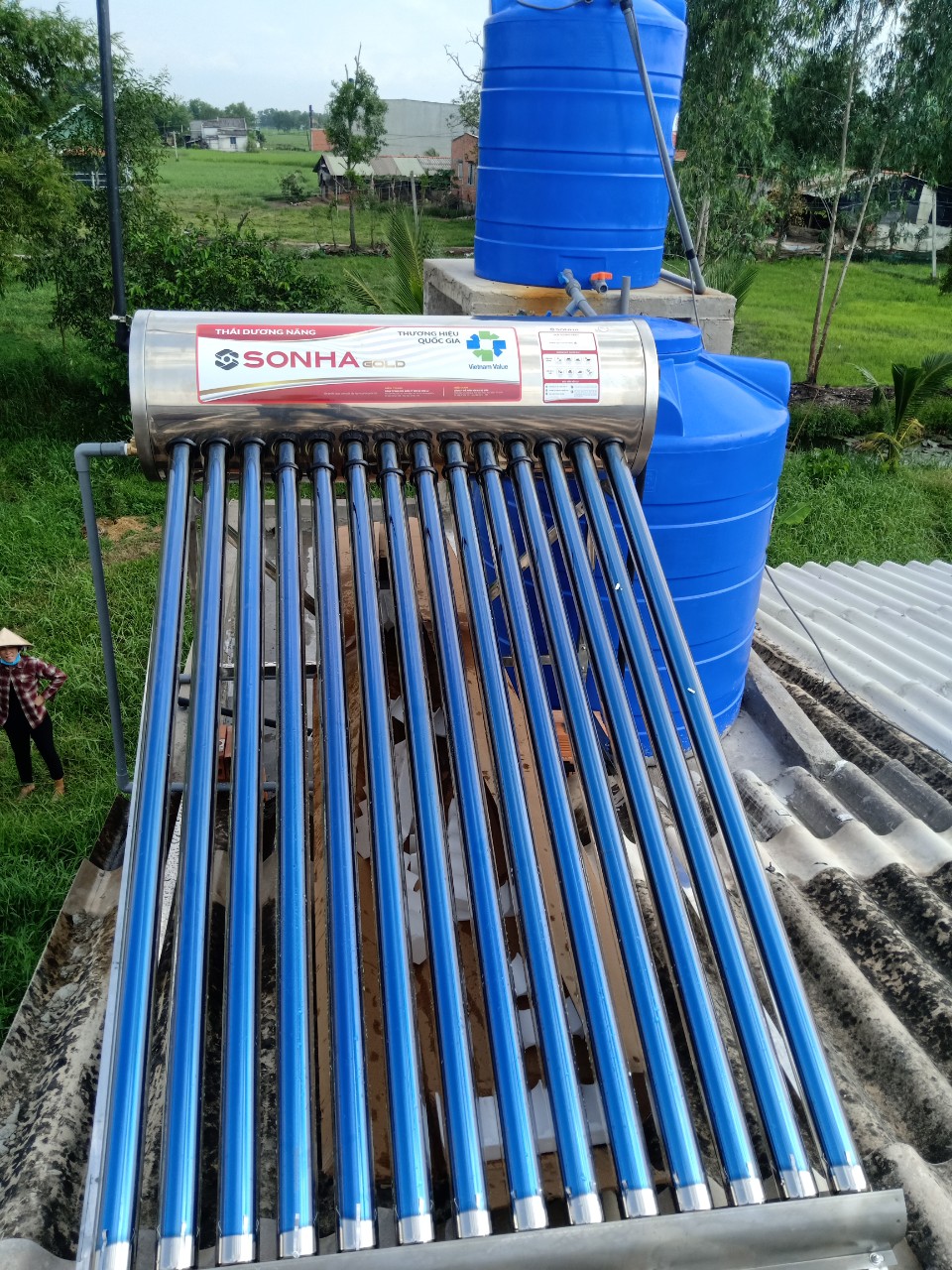 cách lắp máy năng lượng mặt trời Thái Dương Năng cách lắp máy năng lượng mặt trời Thái Dương Năng