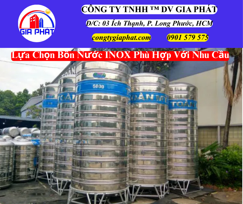 Lựa Chọn Dung Tích Bồn INOX Phù Hợp Với Nhu Cầu