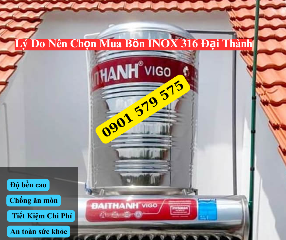 Lý Do Nên Chọn Mua Bồn INOX 316 Đại Thành