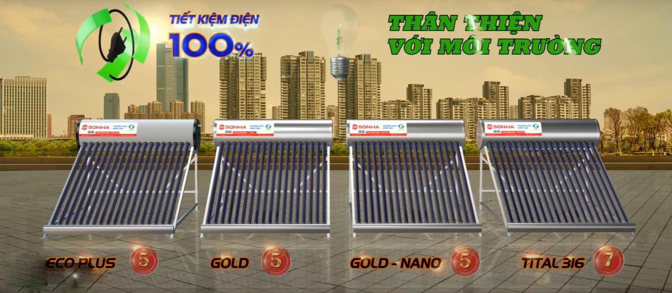 Các dòng máy Thái Dương Năng của Sơn Hà Các dòng máy Thái Dương Năng của Sơn Hà