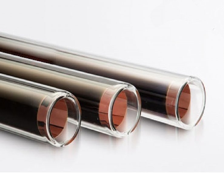 Ống thủy tinh chân không chứa nước trược tiếp. Ống thủy tinh chân không chứa nước trược tiếp.