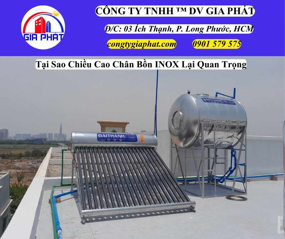 Tại Sao Chiều Cao Chân Bồn INOX Lại Quan Trọng