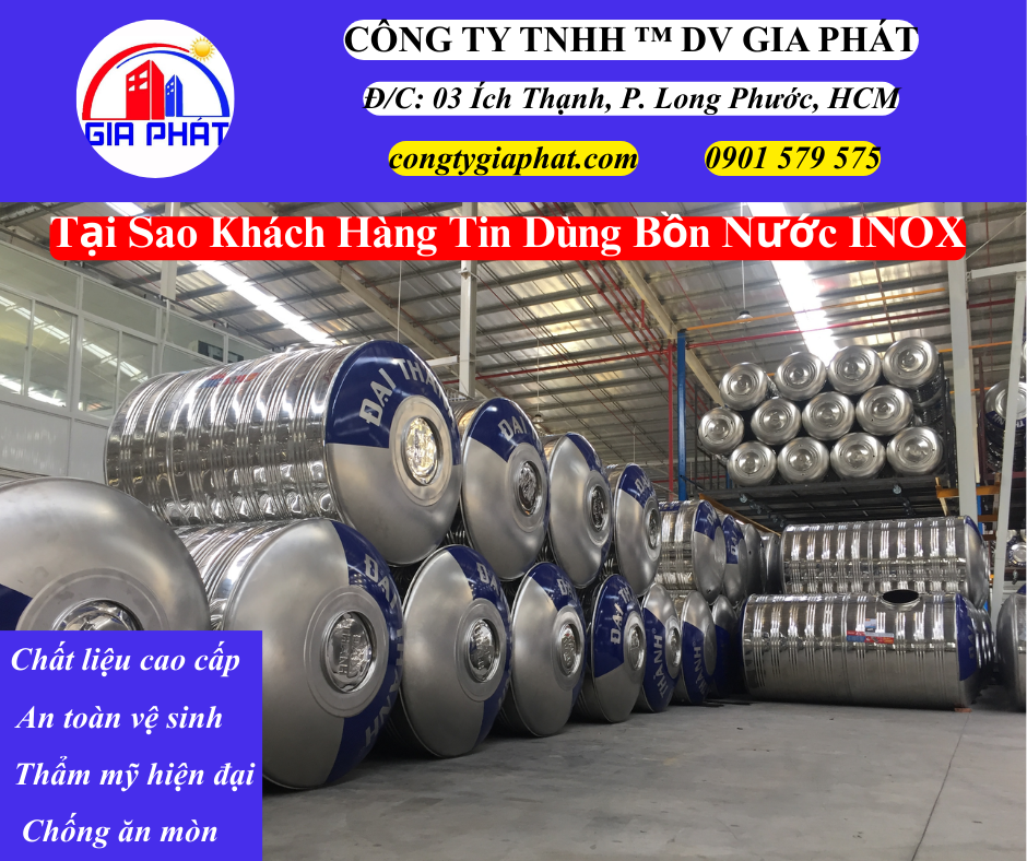 Tại Sao Khách Hàng Tin Dùng Bồn Nước INOX