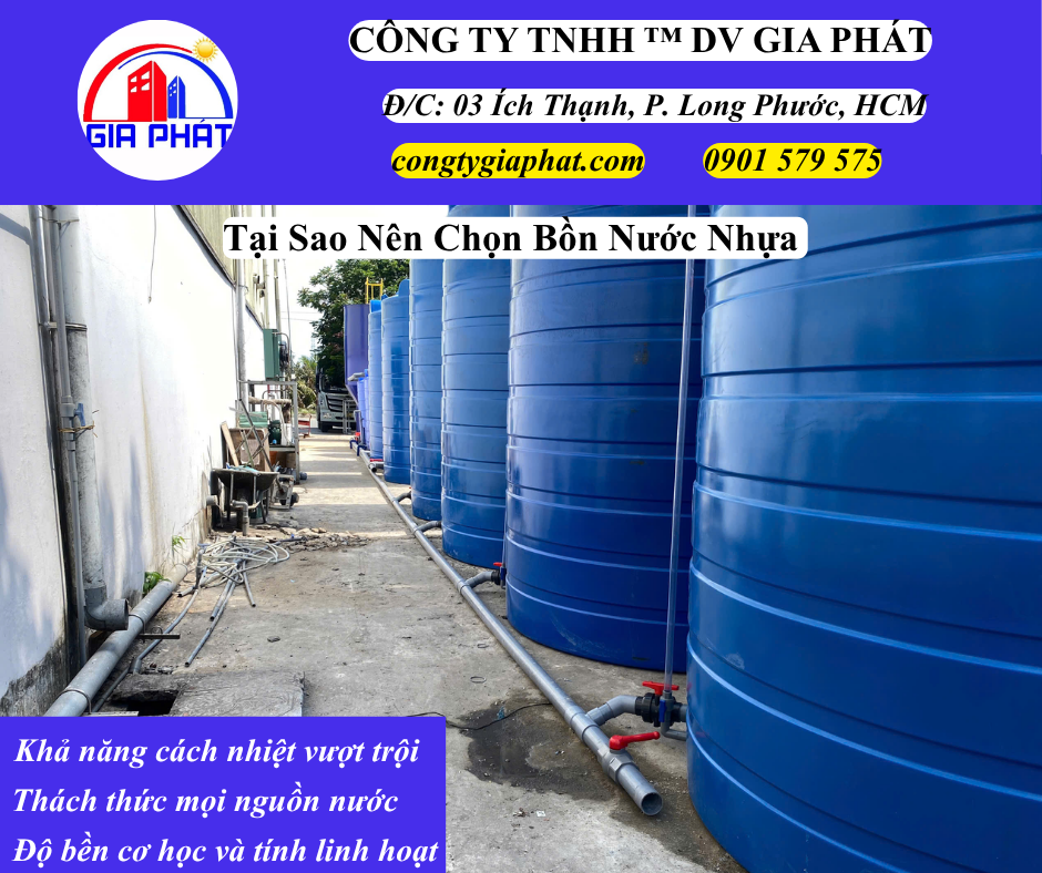 Tại Sao Nên Chọn Bồn Nước Nhựa