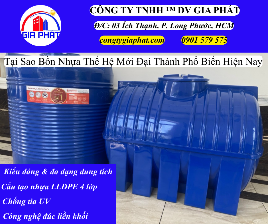 Tại Sao Bồn Nhựa Thế Hệ Mới Đại Thành Phổ Biến Hiện Nay