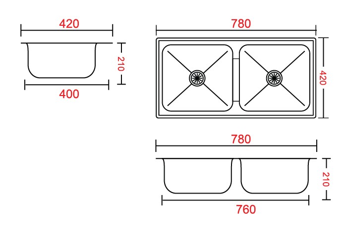 Thông số kỹ thuật chậu rửa cao cấp SHC T7842 Sơn Hà Thông số kỹ thuật chậu rửa cao cấp SHC T7842 Sơn Hà