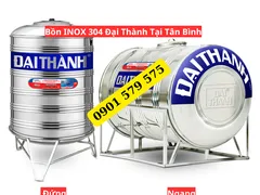 Bồn INOX 304 Đại Thành Tại Tân Bình