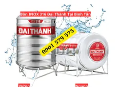 Bồn INOX 316 Đại Thành Tại Bình Tân