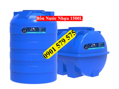 THÔNG SỐ KỸ THUẬT VÀ KÍCH THƯỚC BỒN NƯỚC NHỰA 1500L ĐỨNG