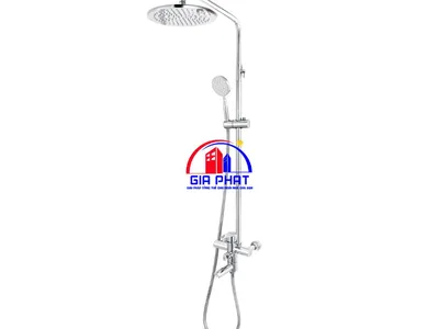Bộ sen cây inox bóng Nóng Lạnh Roshan Premium BR201
