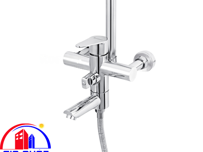Bộ sen cây inox bóng Nóng Lạnh Roshan Premium BR201