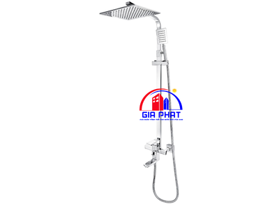 Bộ sen cây inox bóng Nóng Lạnh Roshan Premium BR203