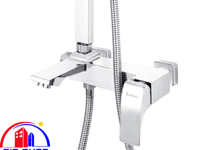 Bộ sen cây inox bóng Nóng Lạnh Roshan Premium BR204