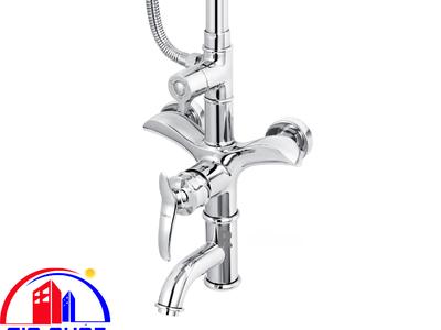 Bộ sen cây inox bóng Nóng Lạnh Roshan Premium BR206