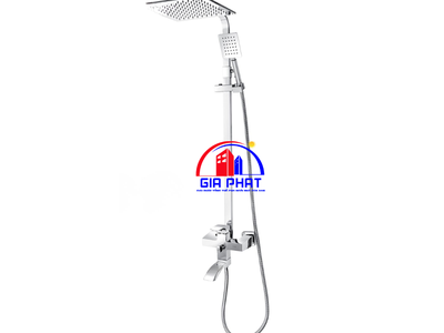 Bộ sen cây inox bóng Nóng Lạnh Roshan Premium BR210