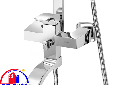 Bộ sen cây inox bóng Nóng Lạnh Roshan Premium BR210