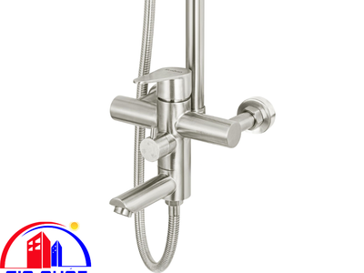 Bộ sen cây inox mờ Nóng Lạnh Roshan Basic R201