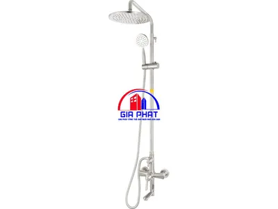 Bộ sen cây inox mờ Nóng Lạnh Roshan Basic R202