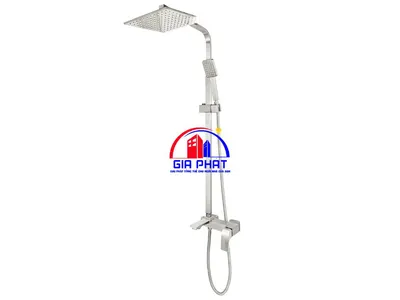 Bộ sen cây inox mờ Nóng Lạnh Roshan Basic R204