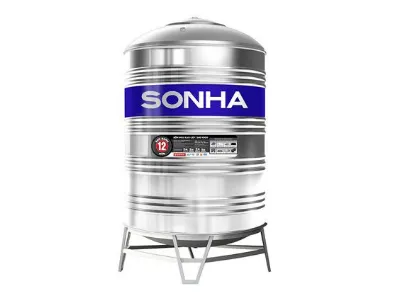 Bồn Inox đứng Dập Cổ Liền Sơn Hà