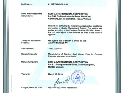 Bồn inox lắp ghép Sơn Hà 100m3