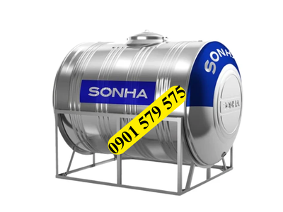 Bồn nước inox Sơn Hà 1500L ngang