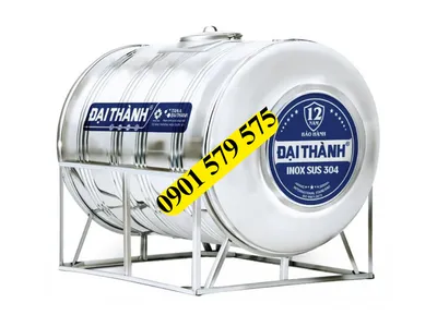 Bồn nước inox 3000L Ngang