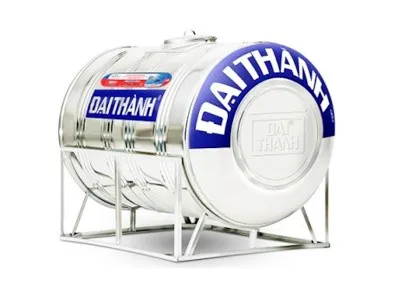 Bồn nước inox 6000L Ngang