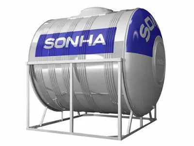 Bồn nước inox Sơn Hà 500L ngang