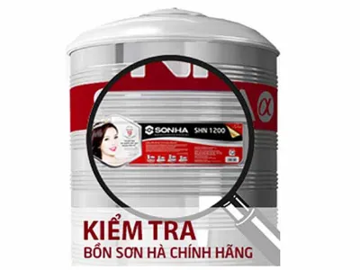Bồn nước inox Sơn Hà 500L đứng