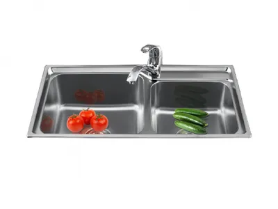 Chậu rửa Inox Cao cấp S80D Sơn Hà
