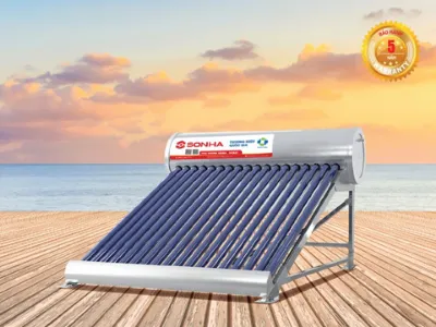 Máy nước nóng năng lượng mặt trời Thái Dương Năng GOLD NANO 200L