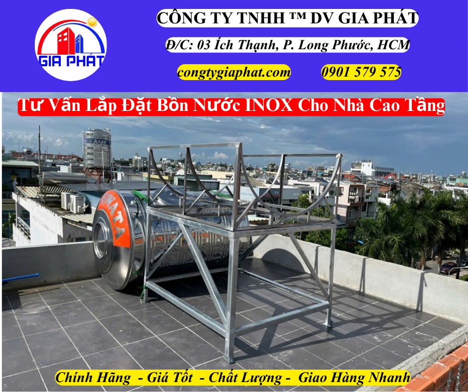 Tư Vấn Lắp Đặt Bồn Nước INOX Cho Nhà Cao Tầng
