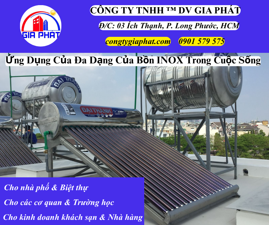 Ứng Dụng Đa Dạng Của Bồn Nước INOX Mang Lại Trong Cuộc Sống