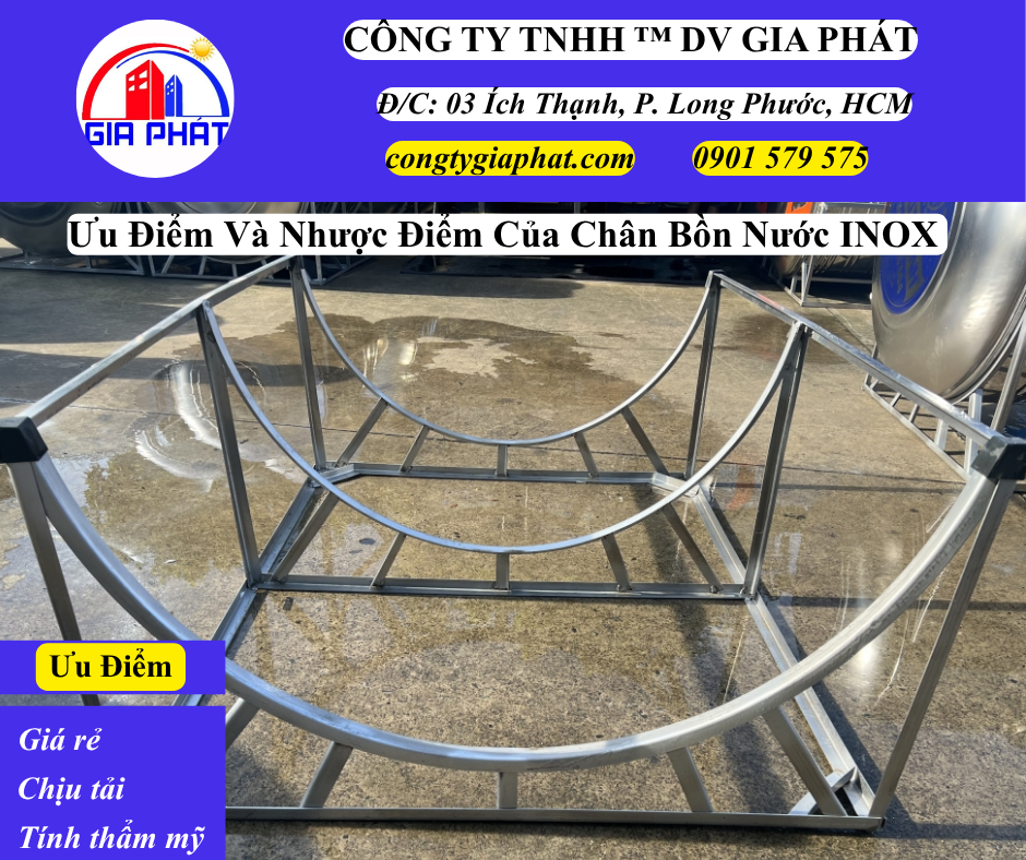 Ưu Điểm Của Chân Bồn Nước INOX Mang Lại