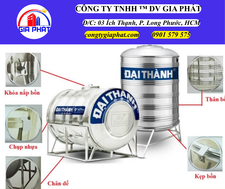 Việc Lựa Chọn Bồn Nước INOX Đại Thành