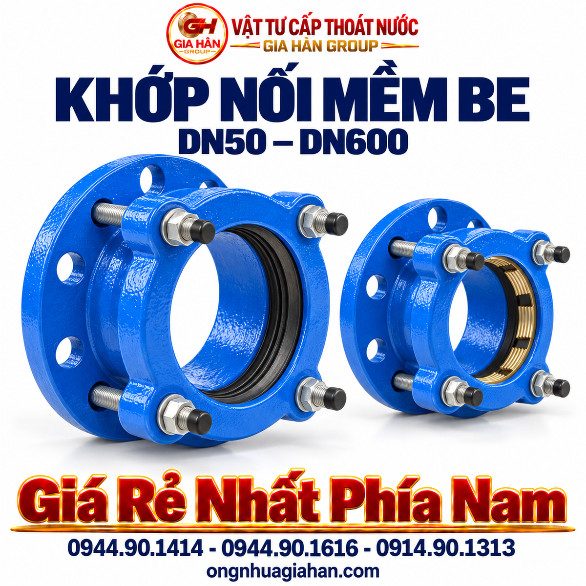Khớp Nối Mềm BE (DN50 – DN600)