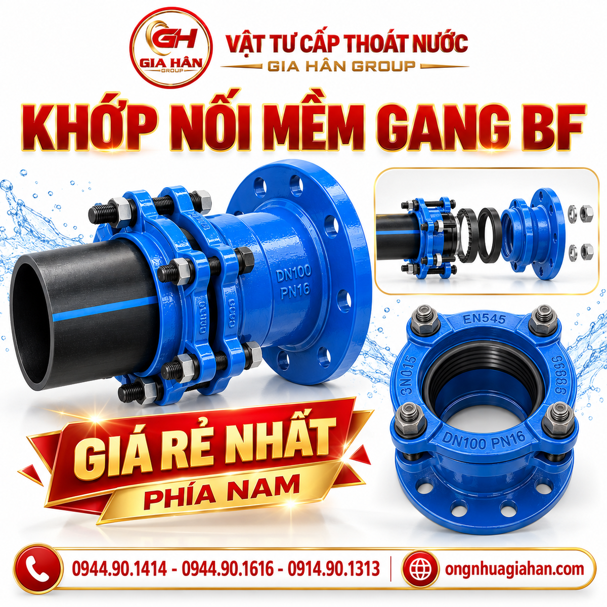 Khớp Nối Mềm Gang BF