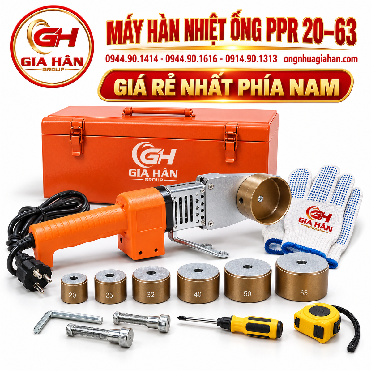 Máy Hàn Nhiệt Ống PPR 20–63