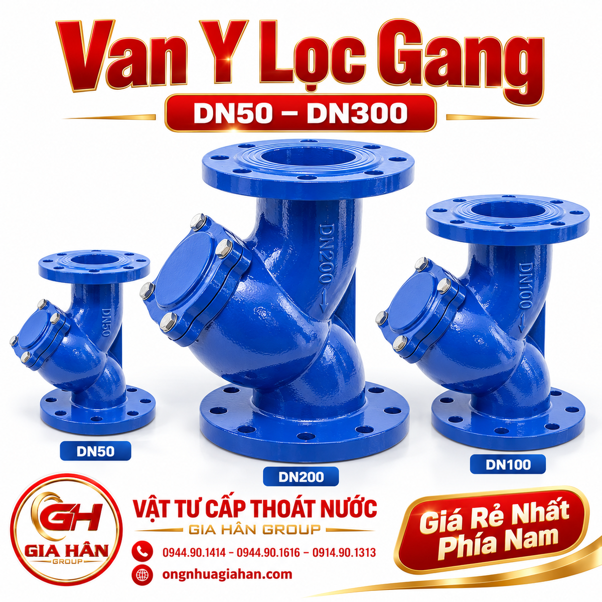 Van Y Lọc Gang (DN50 – DN300)