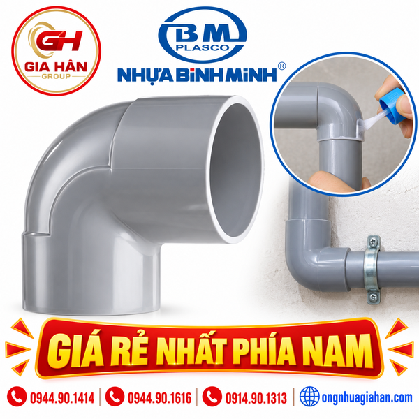 Co 90 Độ PVC Bình Minh